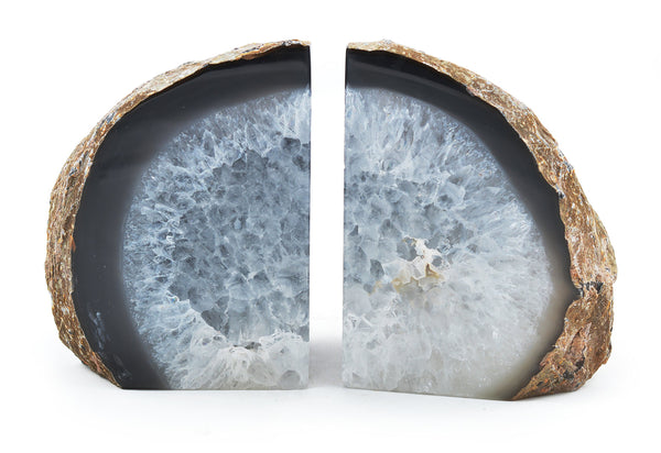 Polished Agate Bookends – Set of 2