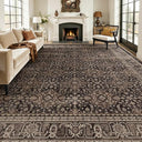 9x12 Moroccan Boho Area Rug – Washable, Non-Slip, Low Pile
