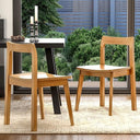 Wood Dining Chairs Set – Mid-Century Modern Accent Chair