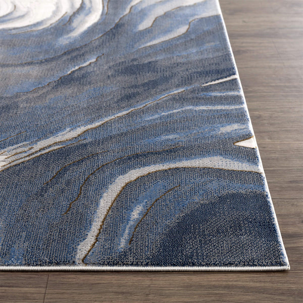 Modern Grey Area Rug 6x9 - Machine Washable