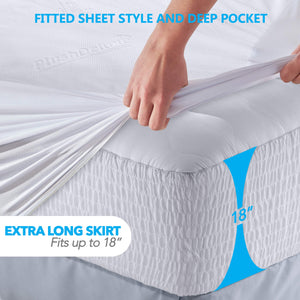 Waterproof Viscose Mattress Protector – Ultra Soft, Breathable & Noiseless