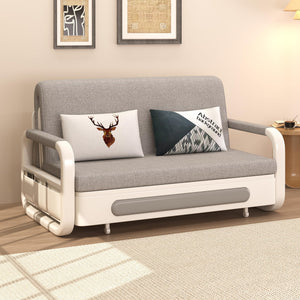 Pull-Out Sofa Daybed with Storage & Trundle
