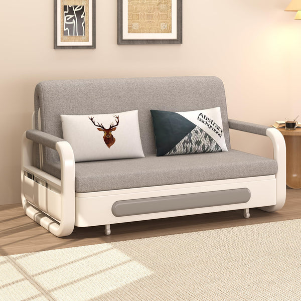 Pull-Out Sofa Daybed with Storage & Trundle