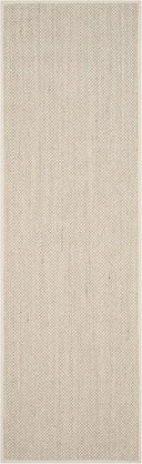 Marble Sisal Runner Rug 2'6" x 22' – Flat Woven with Fabric Border