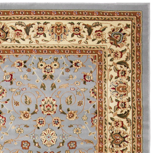 Traditional Oriental Area Rug – 5'3" x 7'6" Rectangular, Polypropylene, Machine Made