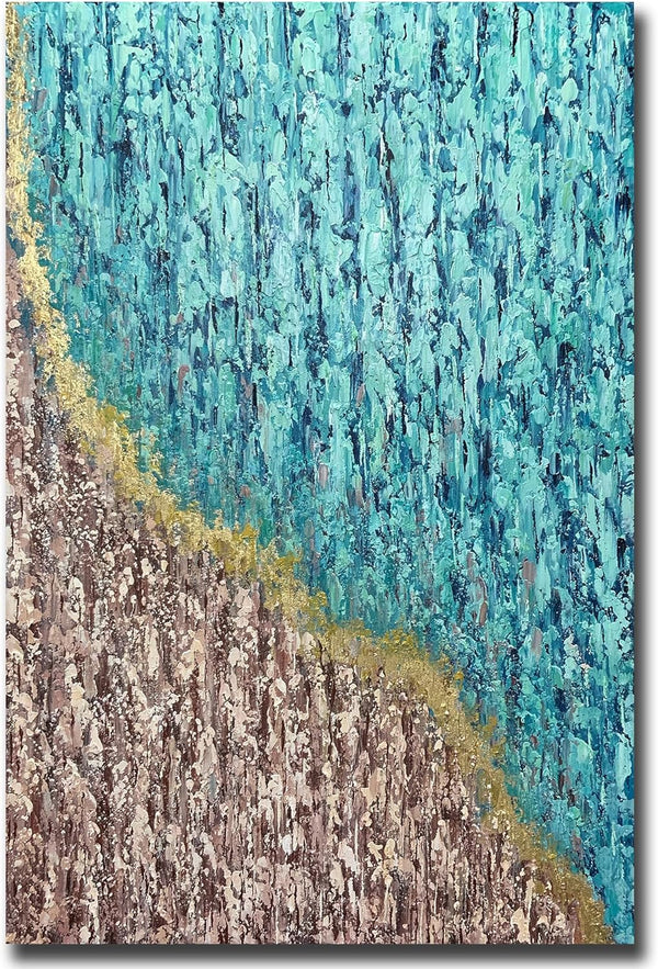 Abstract City Canvas Wall Art – 24x36 Inch