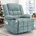 360° Swivel Rocker Recliner with Massage & Heating