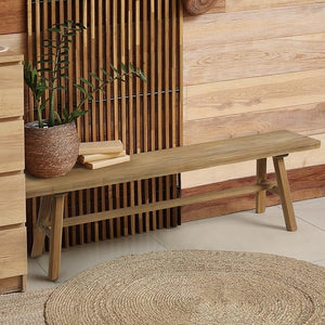 Farmhouse Solid Wood Bench