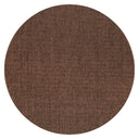 Round Jute-Style Area Rug 6ft – Brown