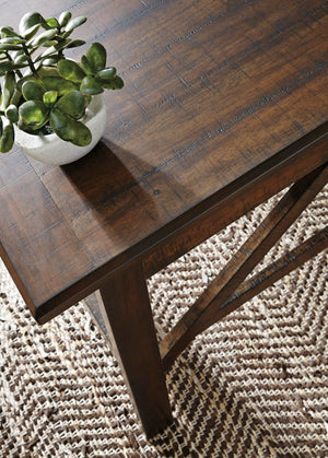 Rustic Industrial Home Office Desk with Drawers