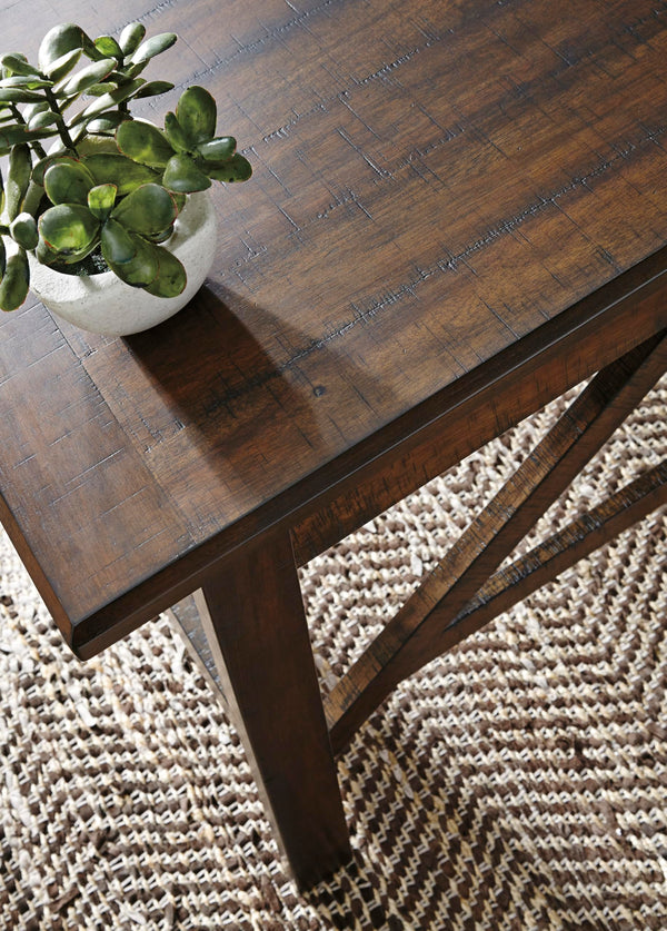 Rustic Industrial Home Office Desk with Drawers