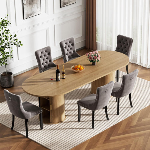Extendable Dining Table Set with Chairs – 7, 9 & 11-Piece