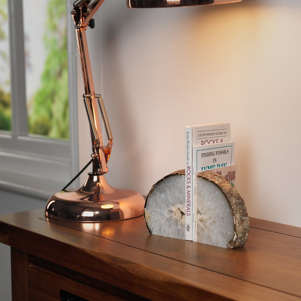 Polished Agate Bookends – Set of 2