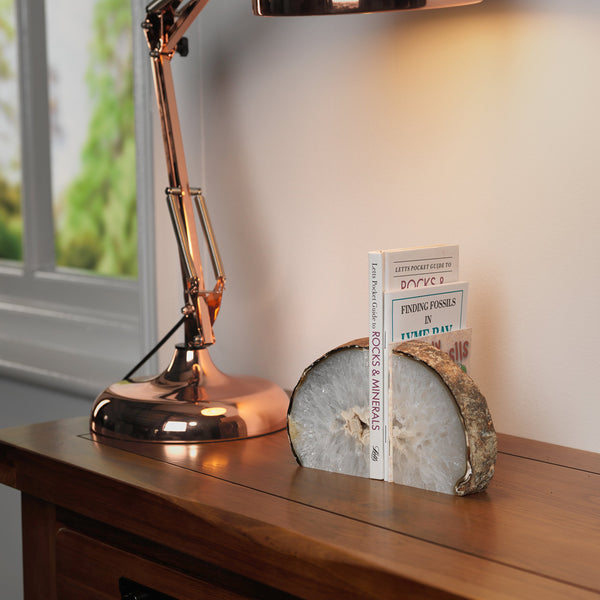 Polished Agate Bookends – Set of 2