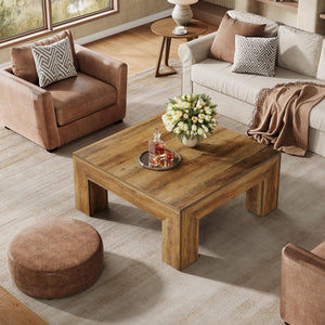 Square Coffee Table with MDF Construction
