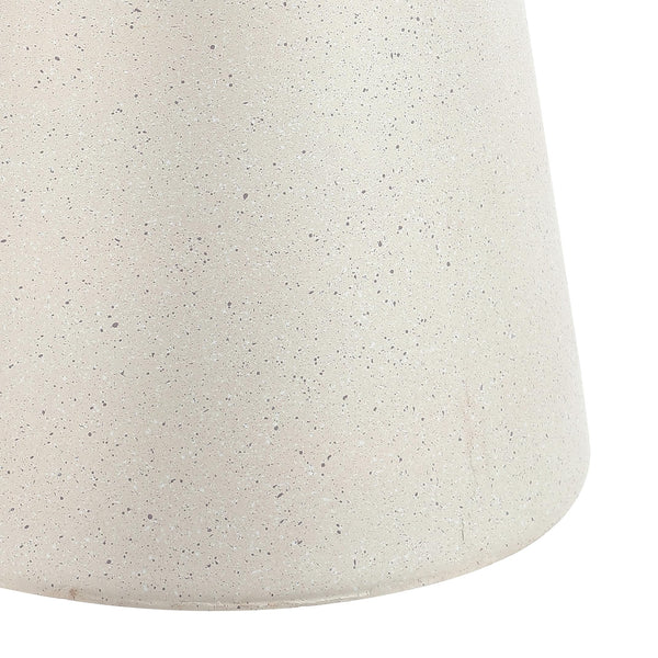 Round Polyresin Outdoor Accent Table — 18"