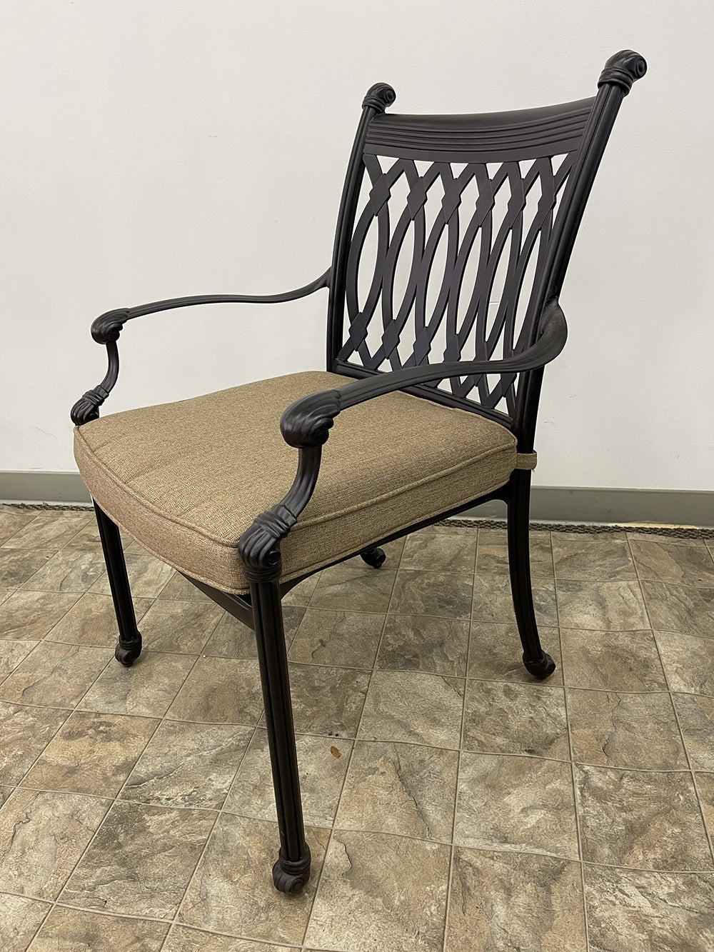 Grand Tuscany Outdoor Cast Aluminum Extendable Dining Set