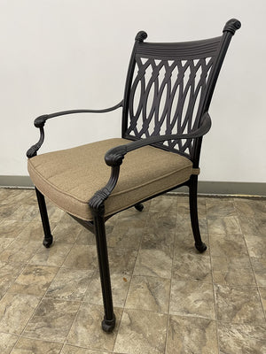 Grand Tuscany Outdoor Cast Aluminum Extendable Dining Set