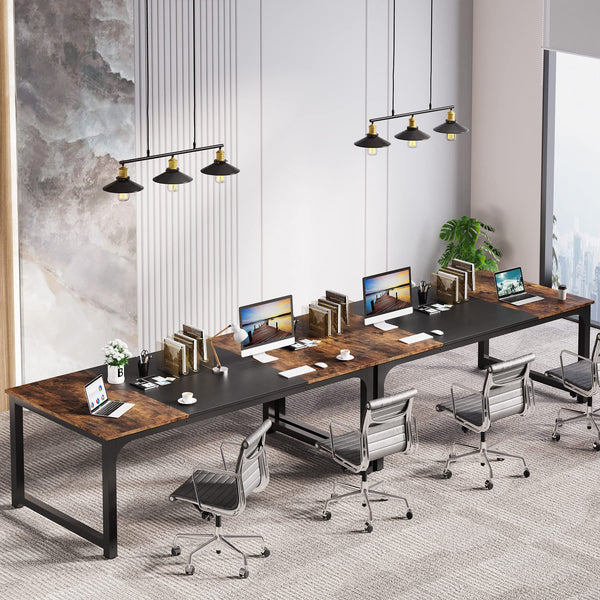 Extra Large Executive Office Desk – Industrial Style