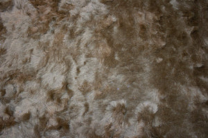 Gold Shimmer Shag Area Rug 8x10 – Plush Polyester with Metallic Accents
