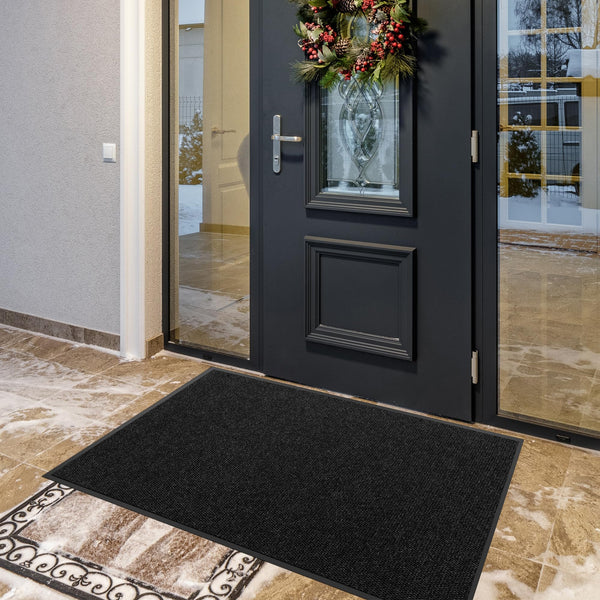 4x6 Heavy Duty Indoor Outdoor Doormat with Non-Slip Rubber Backing