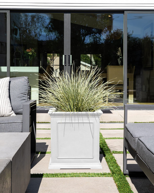 Cube Plastic Planter – Indoor & Outdoor Square Planter Box