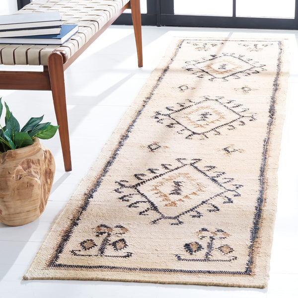 Handmade Jute Kilim Runner Rug 2'3" x 13'