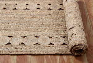 Handmade Braided Jute Runner Rug – 2'6" x 24'
