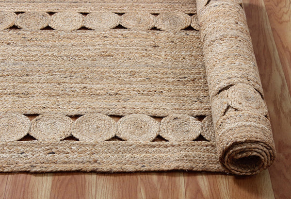 Handmade Braided Jute Runner Rug – 2'6" x 24'
