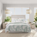 Tropical Comforter Bonus Set – Reversible Cotton Bedding with Shams & Throw Pillows