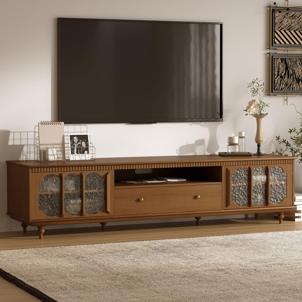 78.74" Mid-Century Modern TV Stand with Storage
