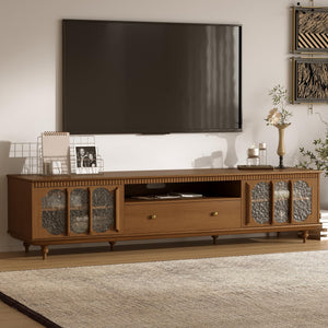 78.74" Mid-Century Modern TV Stand with Storage