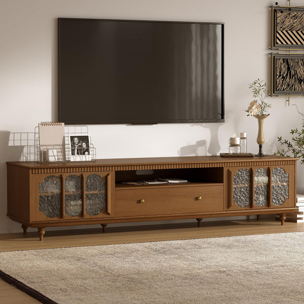 78.74" Mid-Century Modern TV Stand with Storage