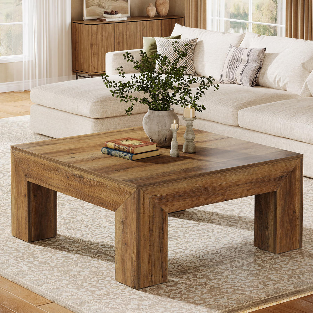 Square Coffee Table with MDF Construction