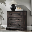 32" Farmhouse Nightstand with Charging Station