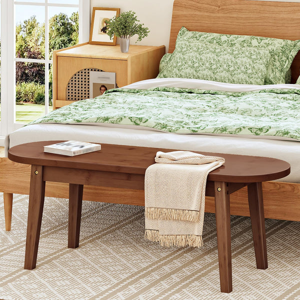 Bamboo Dining Bench 39.4"