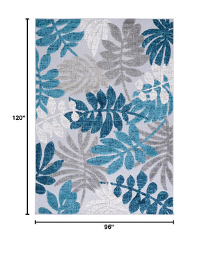 Indoor Outdoor Area Rug 8x10 – Stain & UV Resistant, Non-Shedding