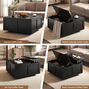 Lift Top Coffee Table with Hidden Storage