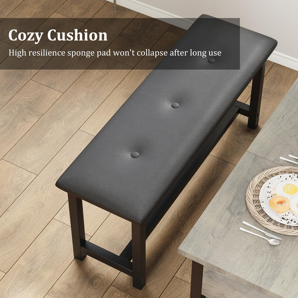3-Piece Dining Table Set with Storage Drawers & Wine Rack