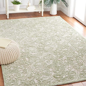 Hand-Tufted Wool Area Rug – 4x6 Rectangular