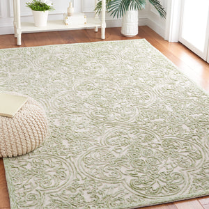 Handmade Wool Area Rug 8x10 Textured Loop Pile