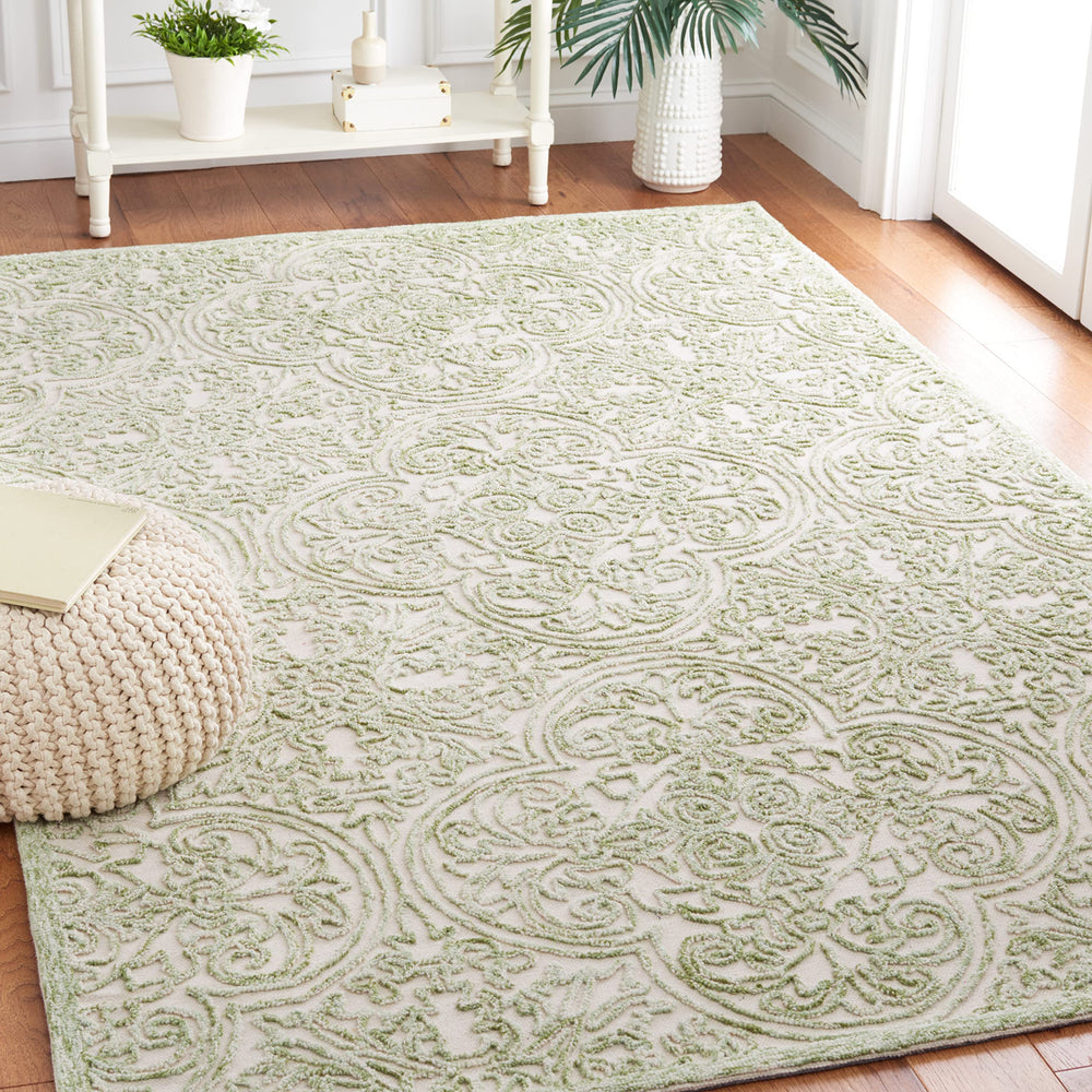 Hand-Tufted Wool Area Rug – 4x6 Rectangular