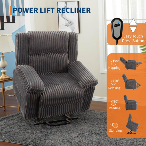 Power Lift Recliner Chair with Heat and Massage