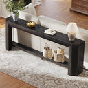 70-Inch Console Table for Entryway with Open Storage