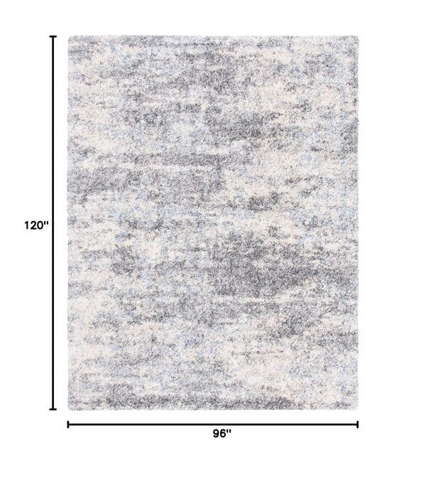 Berber Shag Area Rug 8x10 – Polypropylene, Non-Shedding, Machine Woven