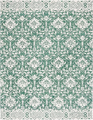 9x12 Handmade Wool Area Rug – Dip Dye Tufted