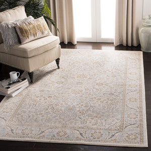 Oriental Area Rug 6'7" x 9' – Machine Woven Polypropylene, Non-Shedding