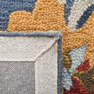 9x12 Handmade Wool Area Rug – Blossom Floral Collection