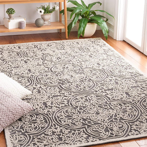 Handmade Wool Area Rug 8x10 Textured Loop Pile
