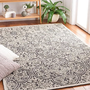 Hand-Tufted Wool Area Rug – 4x6 Rectangular